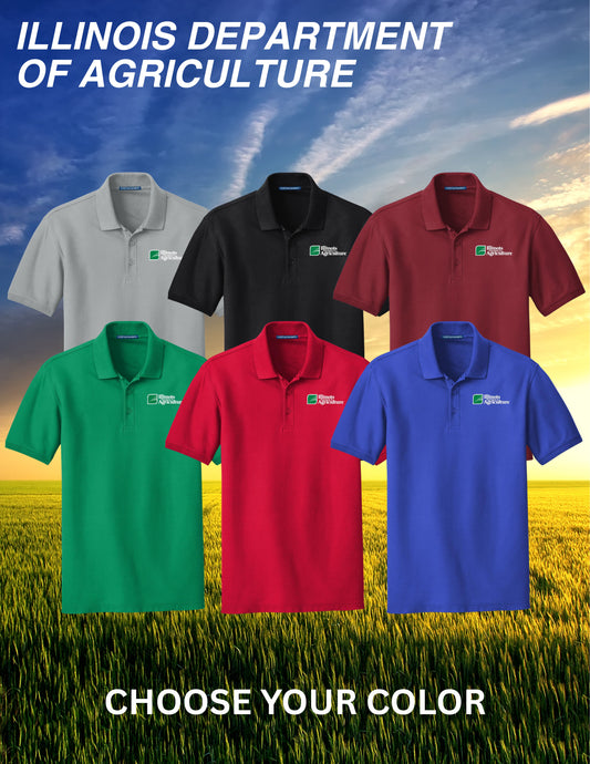 Illinois Department of Agriculture Port Authority® Core Classic Pique Polo (E.K100)