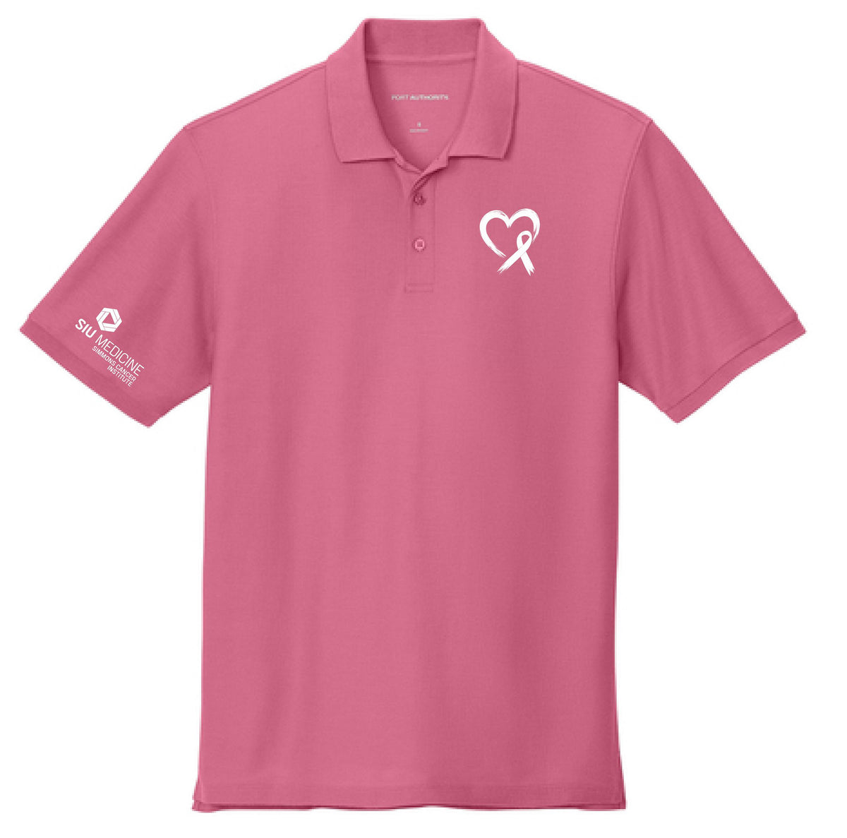 SIU Medicine Simmons Cancer Institute Breast Cancer Port Authority® Wearever Signature Pique Polo (E.K200)