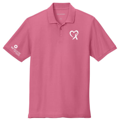 SIU Medicine Simmons Cancer Institute Breast Cancer Port Authority® Wearever Signature Pique Polo (E.K200)
