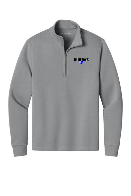 PORTA BLUEJAYS Port Authority® Wearever Signature Double Pique 1/4-Zip (E.LK210/K210)
