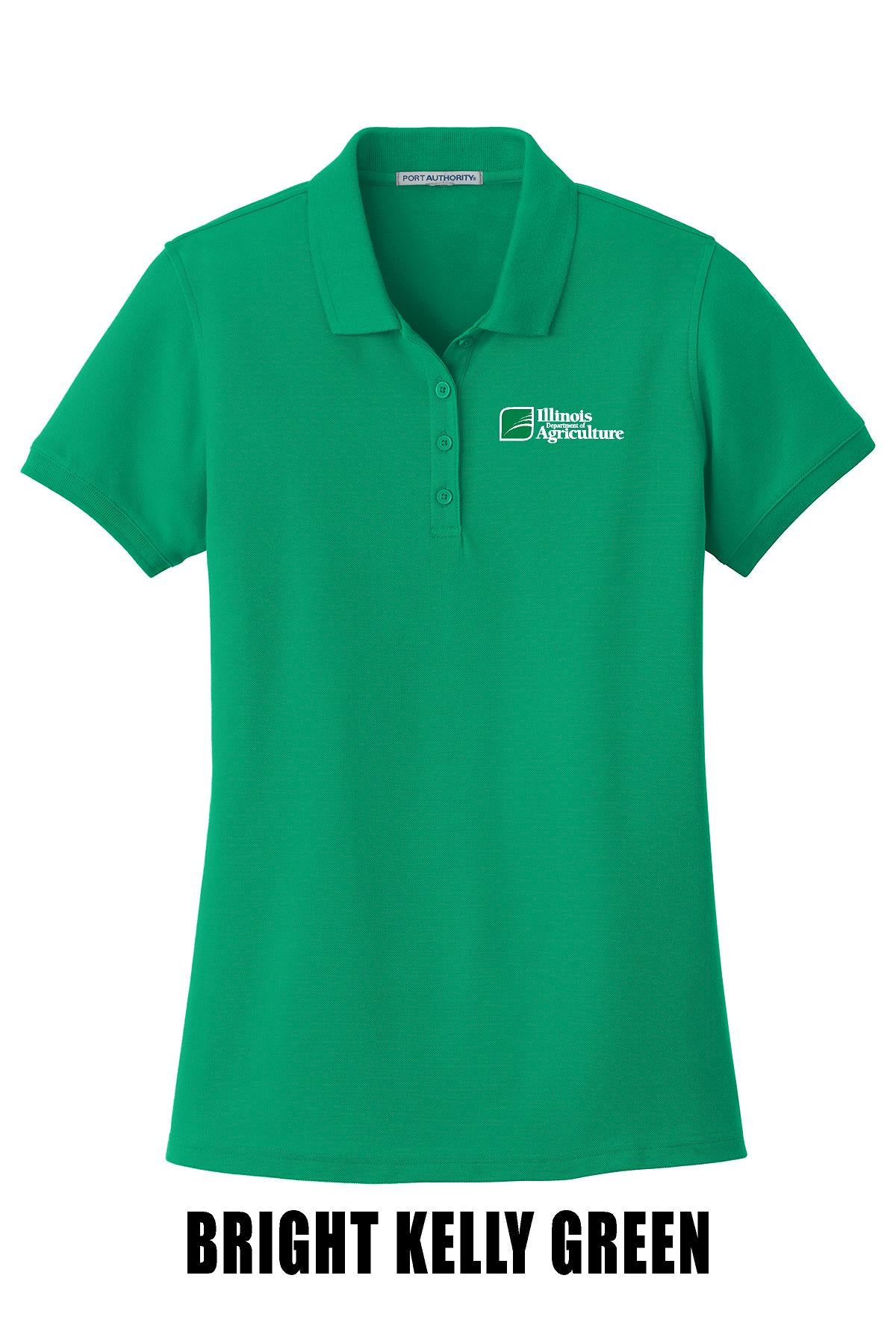 Illinois Department of Agriculture Port Authority® Women's Core Classic Pique Polo (E.L100)