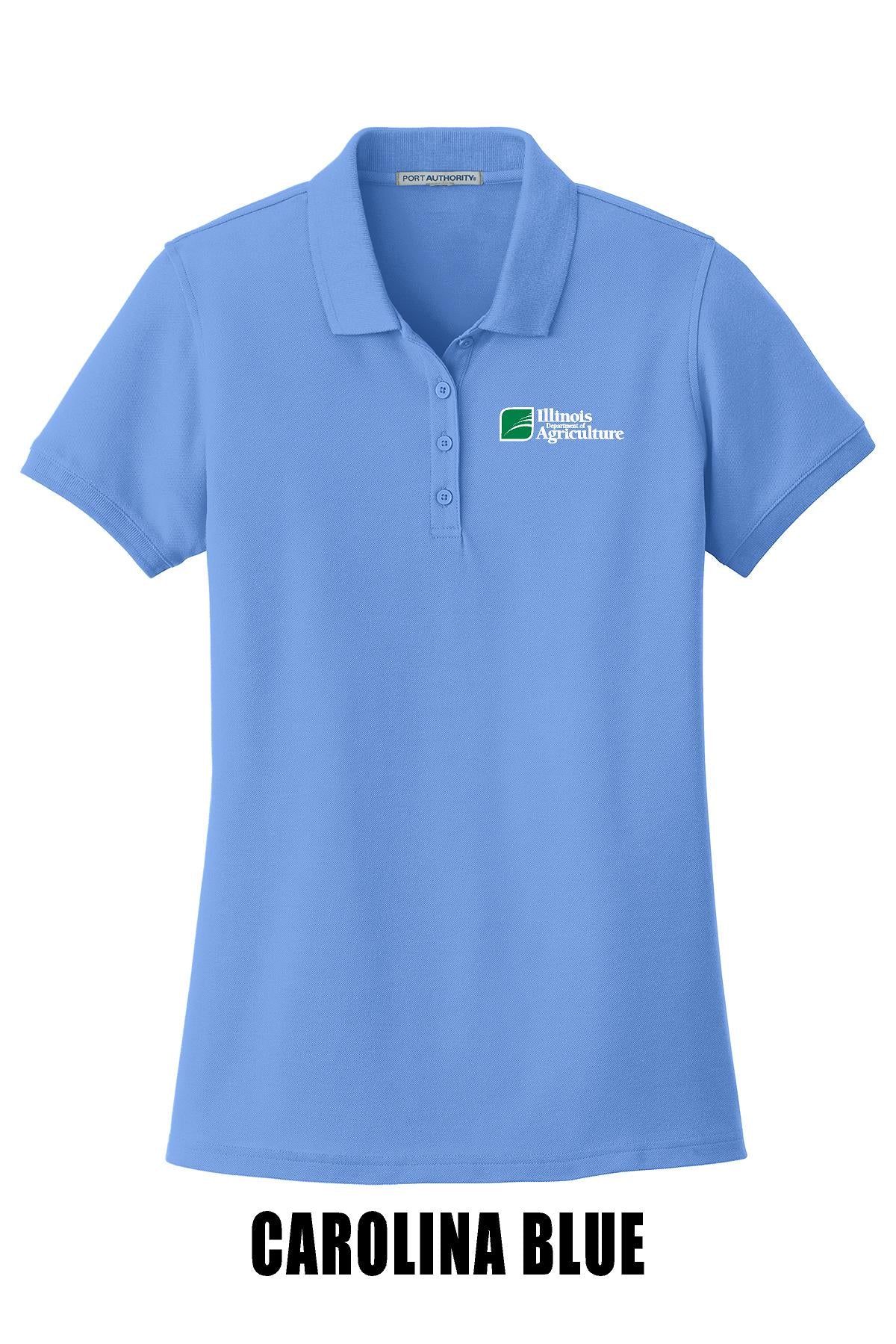 Illinois Department of Agriculture Port Authority® Women's Core Classic Pique Polo (E.L100)