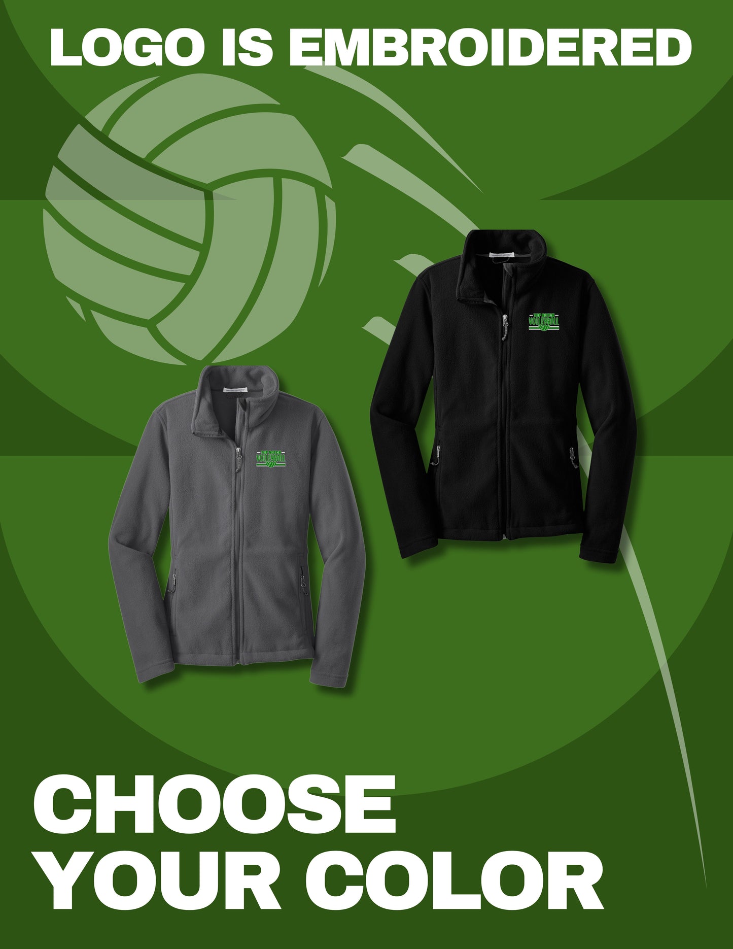 TOP NOTCH LADIES FLEECE JACKET (E.L217)