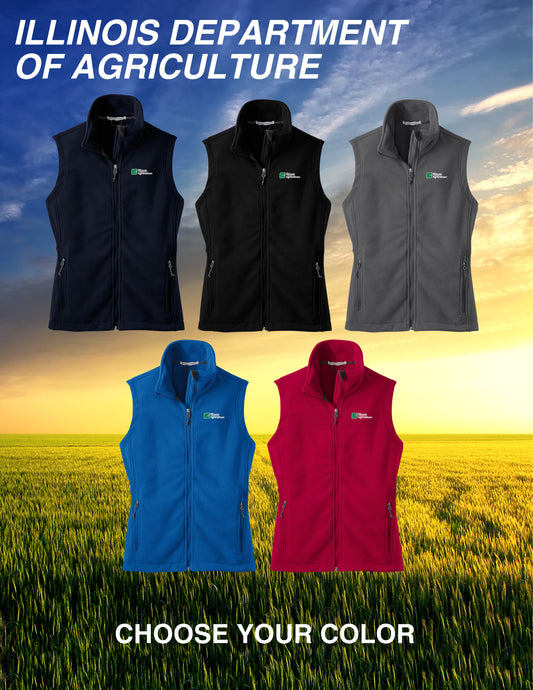 Illinois Department of Agriculture Port Authority® Women's Value Fleece Vest (E.L219)