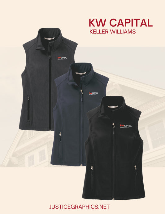 KW CAPITAL Port Authority® Women's Core Soft Shell Vest (E.L325)