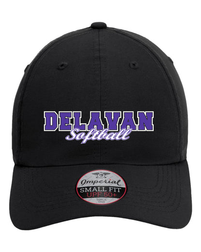 Delavan High School Softball Imperial - The Hinsen Performance Ponytail Cap - (E.L338)