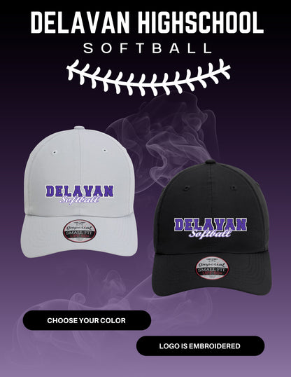 Delavan High School Softball Imperial - The Hinsen Performance Ponytail Cap - (E.L338)