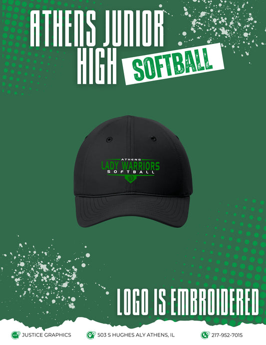 ATHENS JUNIOR HIGH SOFTBALL Imperial - The Hinsen Performance Ponytail Cap - (E.L338)
