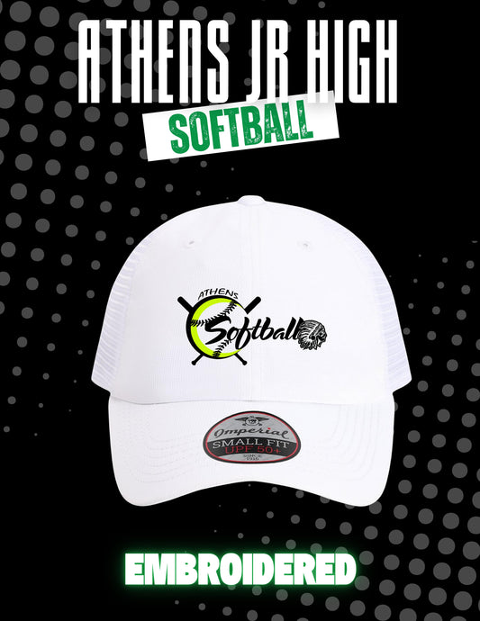ATHENS JUNIOR HIGH SOFTBALL Imperial - The Hinsen Performance Ponytail Cap - (E.L338)