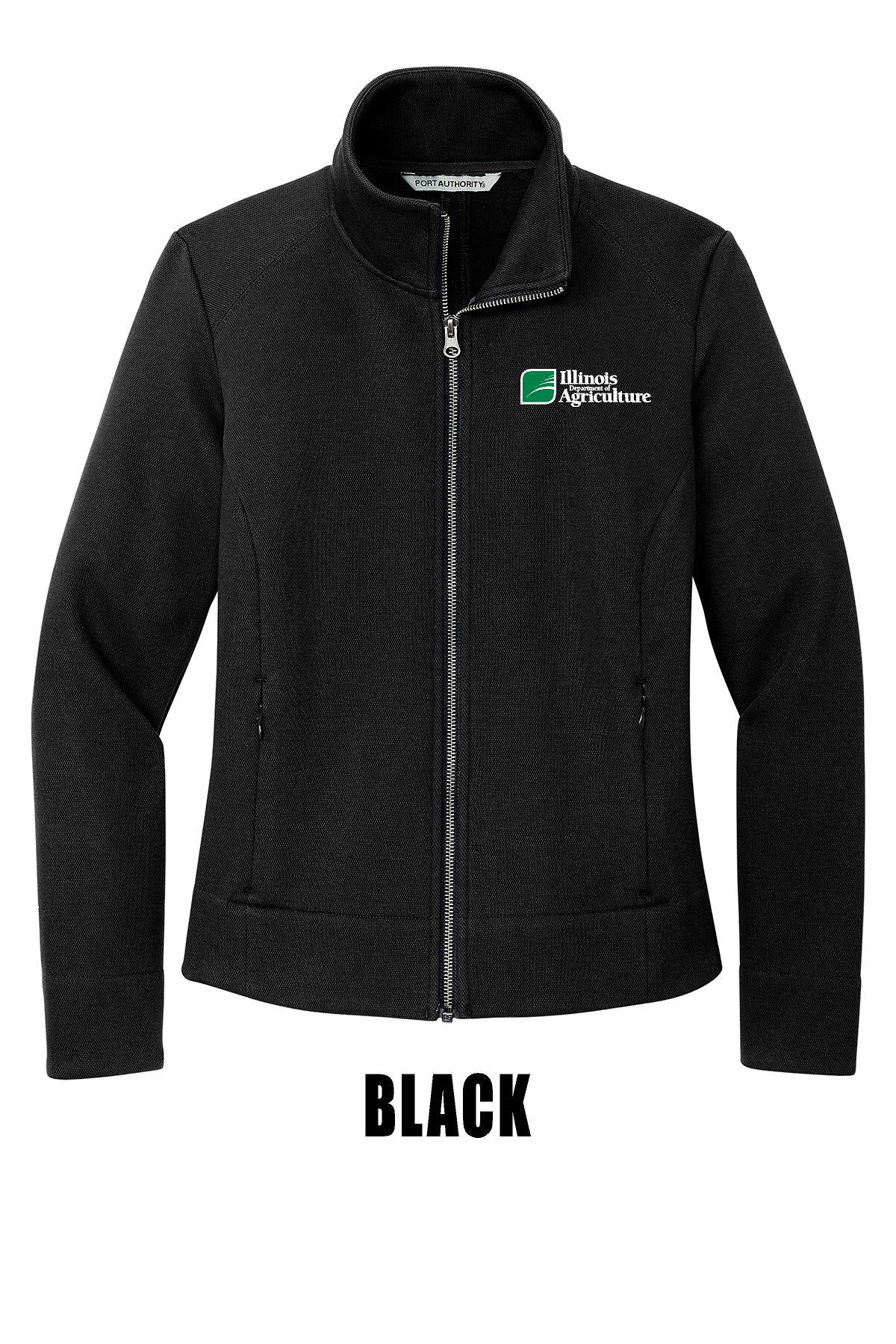 Illinois Department of Agriculture Port Authority® LADIES Network Fleece Jacket (E.L422)