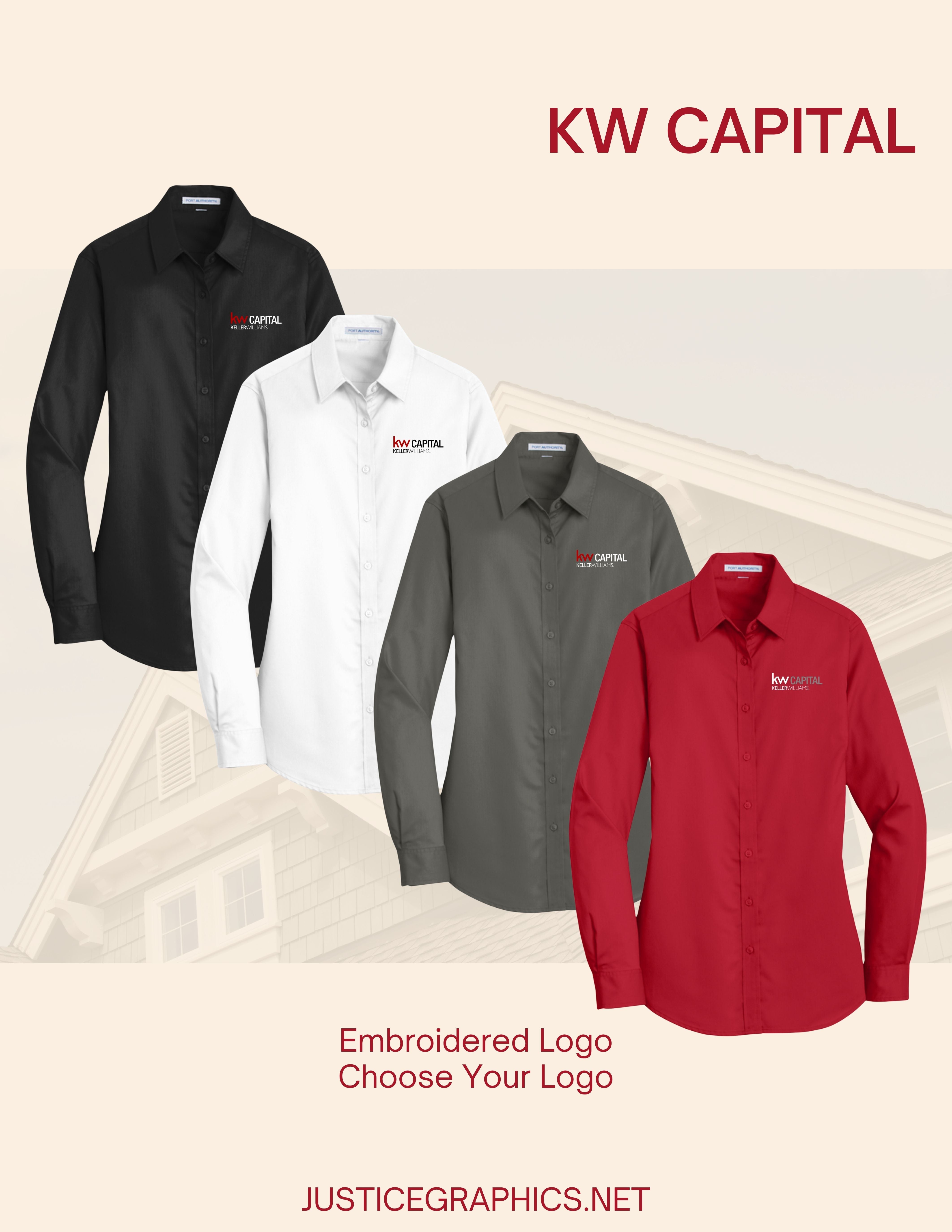 KW Capital Port Authority® Women's SuperPro™ Twill Shirt (E. L663 ...