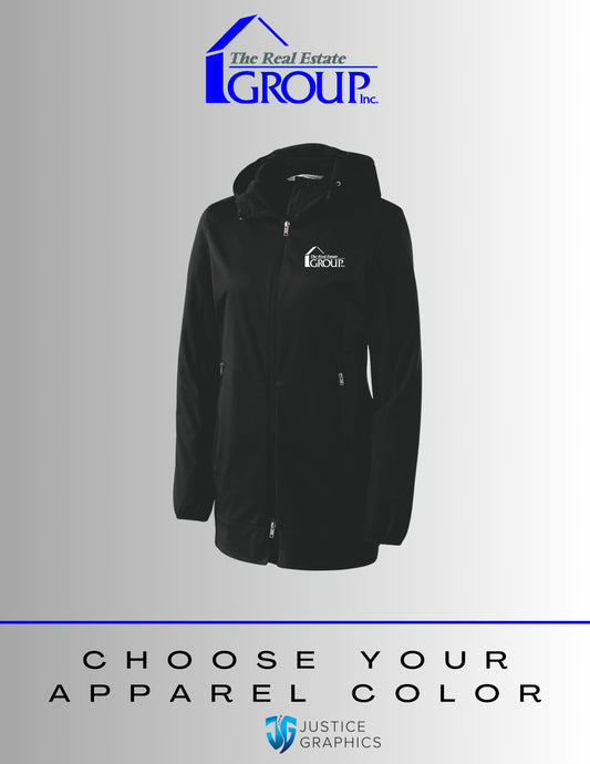 The Real Estate Group Port Authority® Women's Active Hooded Soft Shell Jacket (E.L719)