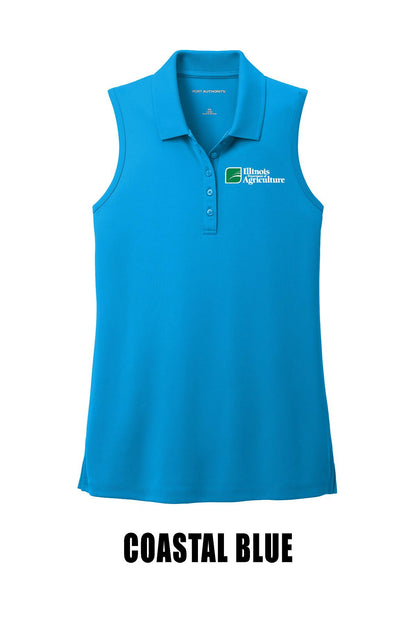 Illinois Department of Agriculture Port Authority® Women's Dry Zone® UV Micro-Mesh Sleeveless Polo (E.LK110SV)