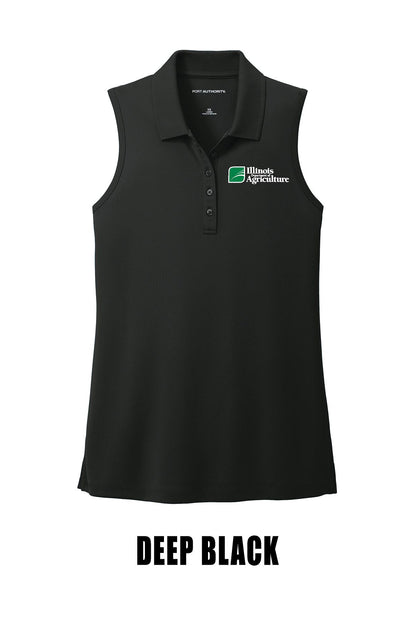 Illinois Department of Agriculture Port Authority® Women's Dry Zone® UV Micro-Mesh Sleeveless Polo (E.LK110SV)
