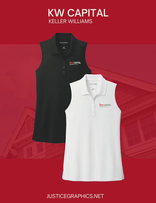 KW CAPITAL Port Authority® Ladies Dry Zone® UV Micro-Mesh Sleeveless Polo (E.LK110SV)