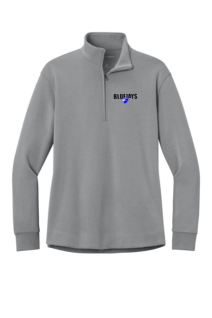 PORTA BLUEJAYS Port Authority® Wearever Signature Double Pique 1/4-Zip (E.LK210/K210)