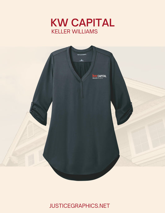 KW CAPITAL Port Authority® Ladies City Stretch 3/4-Sleeve Tunic (E.LK6840)