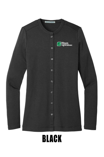 Illinois Department of Agriculture Port Authority® Ladies Concept Stretch Button-Front Cardigan (E. LM1008)