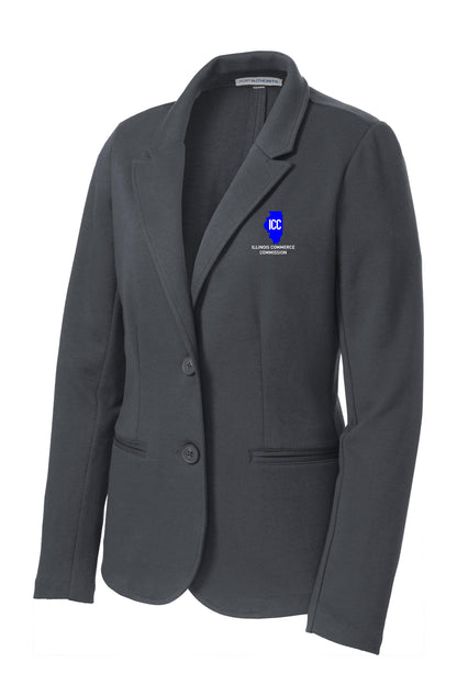 Illinois Commerce Commission Port Authority® Ladies Knit Blazer (E. LM2000)