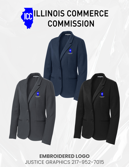 Illinois Commerce Commission Port Authority® Ladies Knit Blazer (E. LM2000)