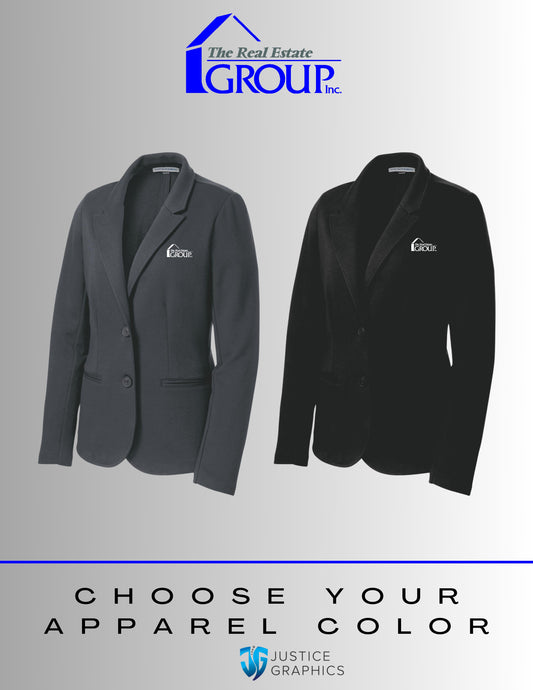The Real Estate Group Port Authority® Ladies Knit Blazer (E. LM2000)