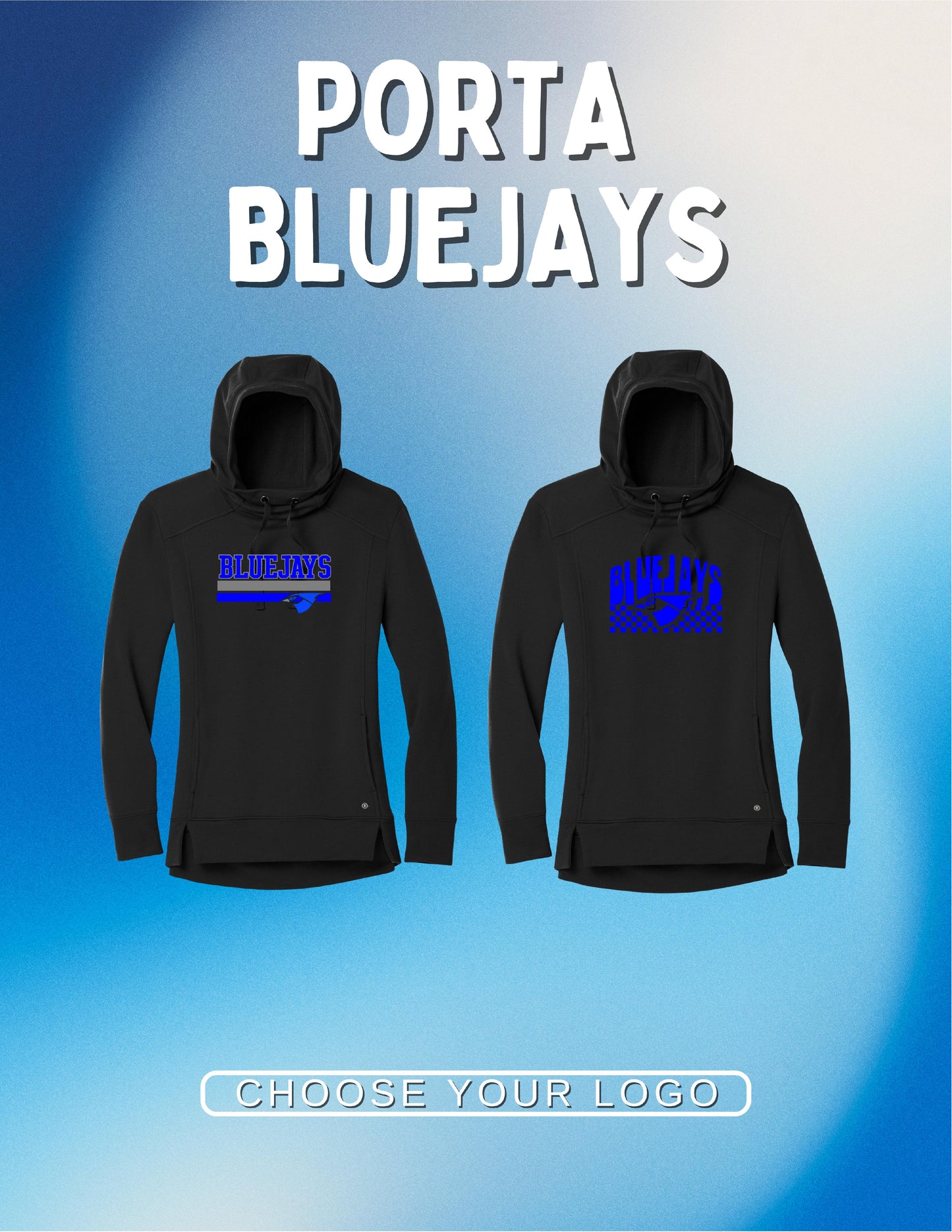 PORTA BLUEJAYS LADIES FLEECE PULLOVER (P. LOG810)
