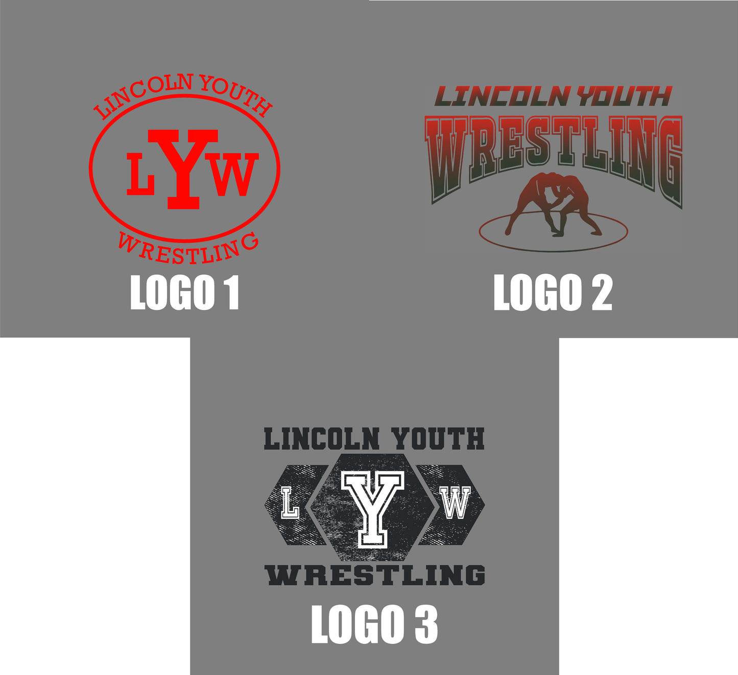 Lincoln Youth Wrestling UNISEX Long Sleeve T-Shirt (P.8400/5400B)