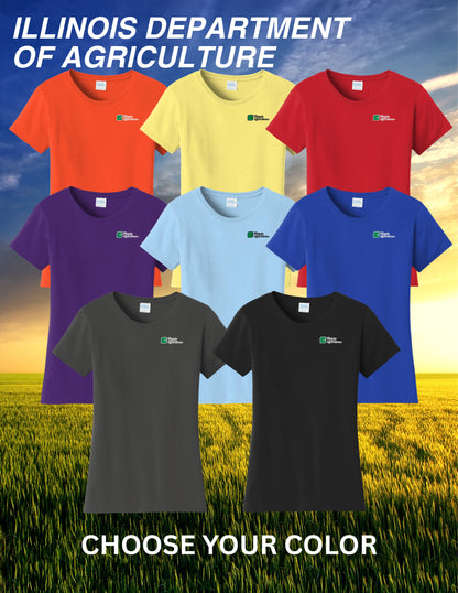 Illinois Department of Agriculture Port & Company® Women's Fan Favorite™ Tee (E.LPC450)