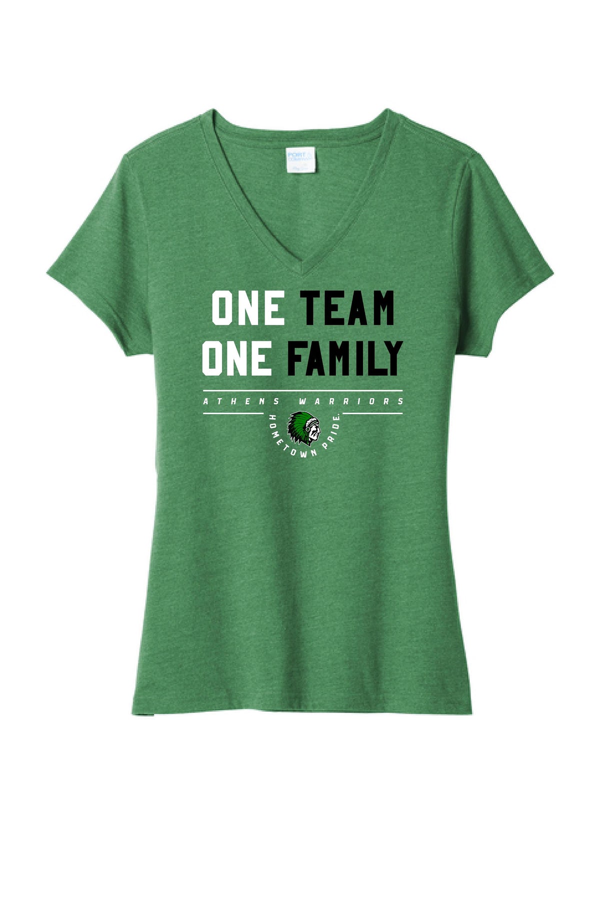 ATHENS BOOSTERS WOMENS V-NECK TSHIRT (P.LPC455V)