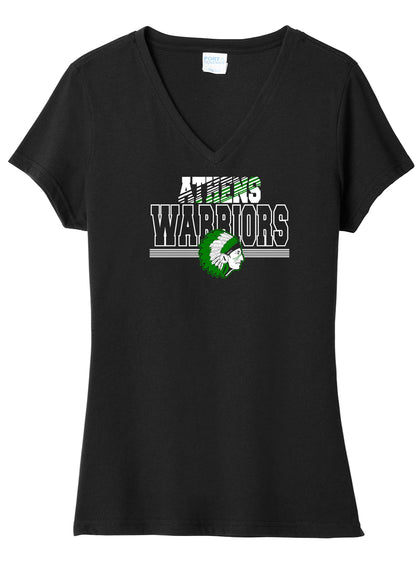 ATHENS BOOSTERS WOMENS V-NECK TSHIRT (P.LPC455V)