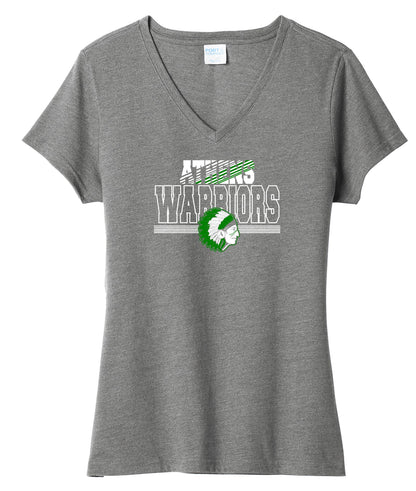 ATHENS BOOSTERS WOMENS V-NECK TSHIRT (P.LPC455V)