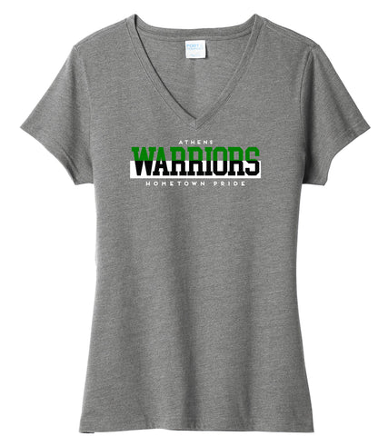 ATHENS BOOSTERS WOMENS V-NECK TSHIRT (P.LPC455V)