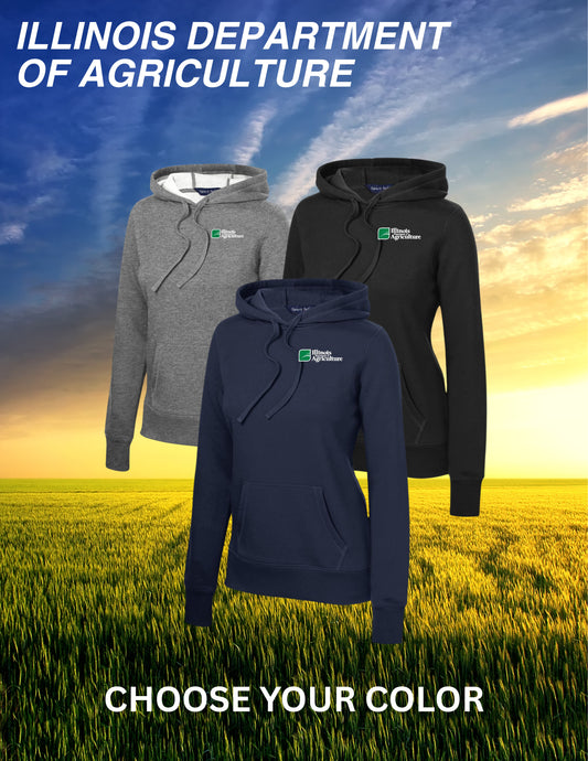 Illinois Department of Agriculture Sport-Tek® Women's Pullover Hooded Sweatshirt (E.LST254)