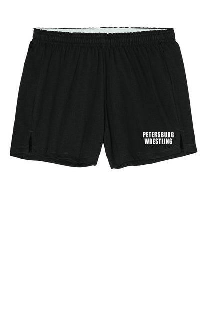 Petersburg Youth Wrestling Sport-Tek® Women’s Jersey Knit Squad Short (P.LST311/YGST311)