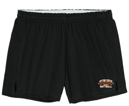 Hitting Center Legacy Softball Sport-Tek® Women’s Jersey Knit Squad Short (P.LST311)