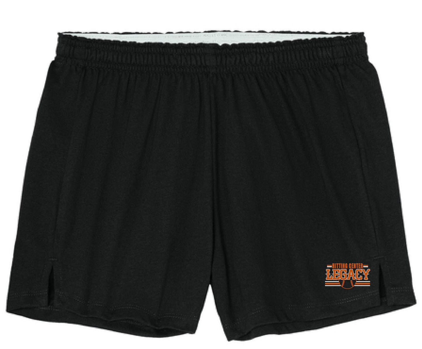 Hitting Center Legacy Softball Sport-Tek® Women’s Jersey Knit Squad Short (P.LST311)