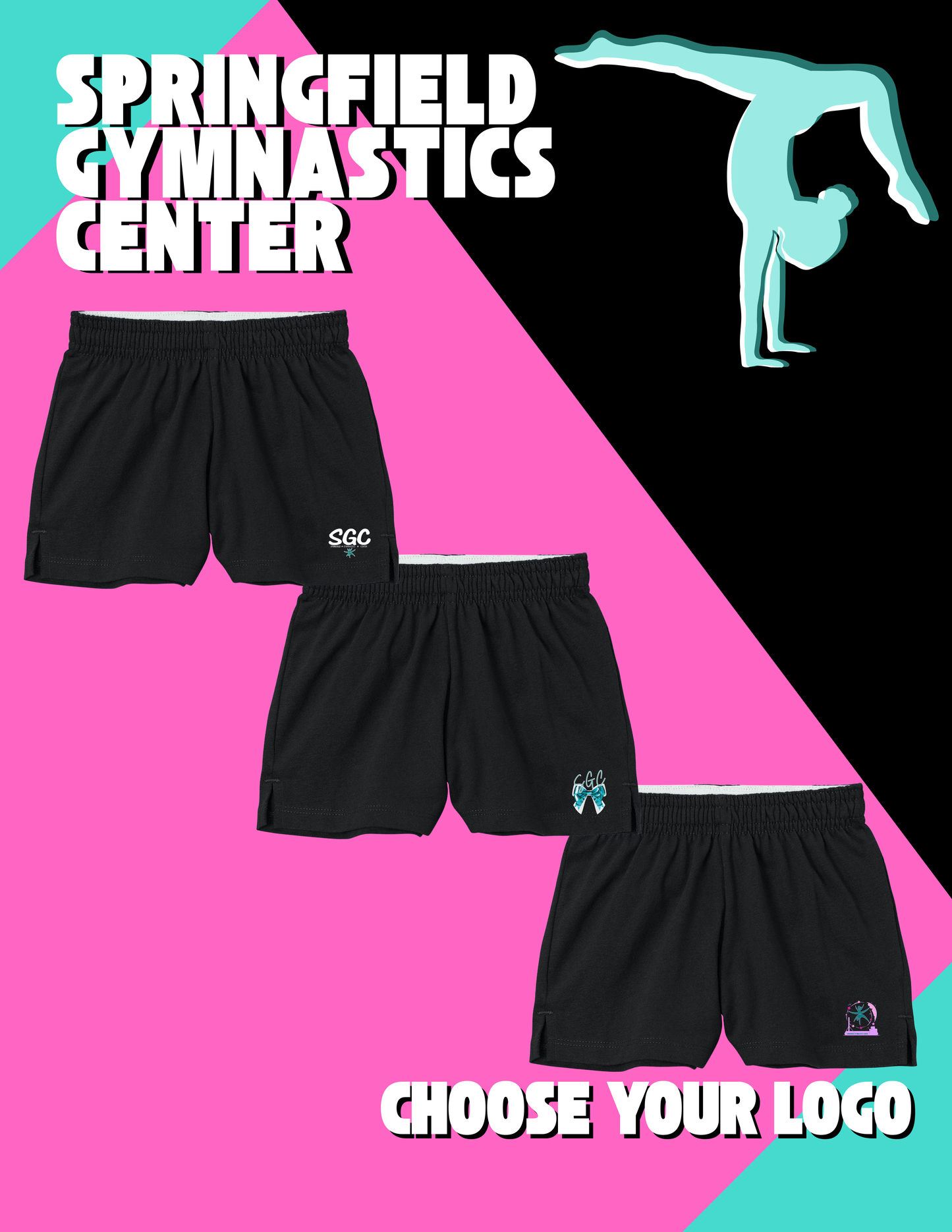 SPRINGFIELD GYMNASTICS CENTER Sport-Tek® Women’s Jersey Knit Squad Short (P.LST311/YGST311)