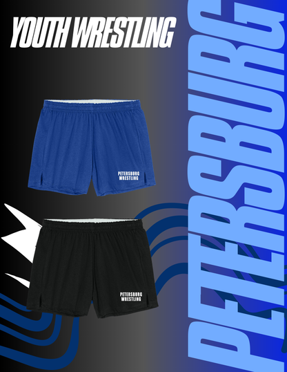 Petersburg Youth Wrestling Sport-Tek® Women’s Jersey Knit Squad Short (P.LST311/YGST311)