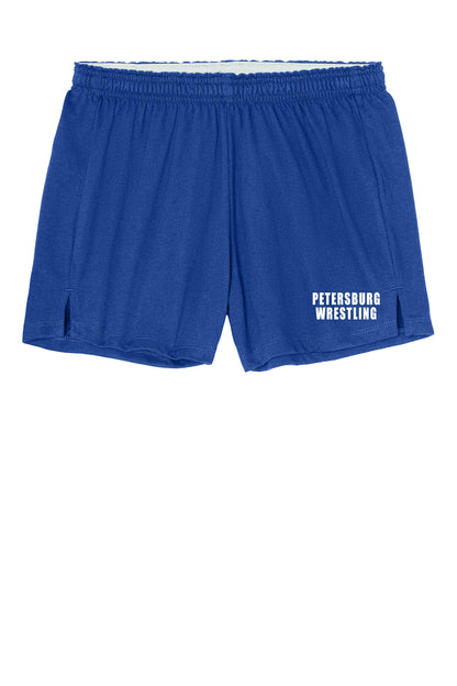Petersburg Youth Wrestling Sport-Tek® Women’s Jersey Knit Squad Short (P.LST311/YGST311)
