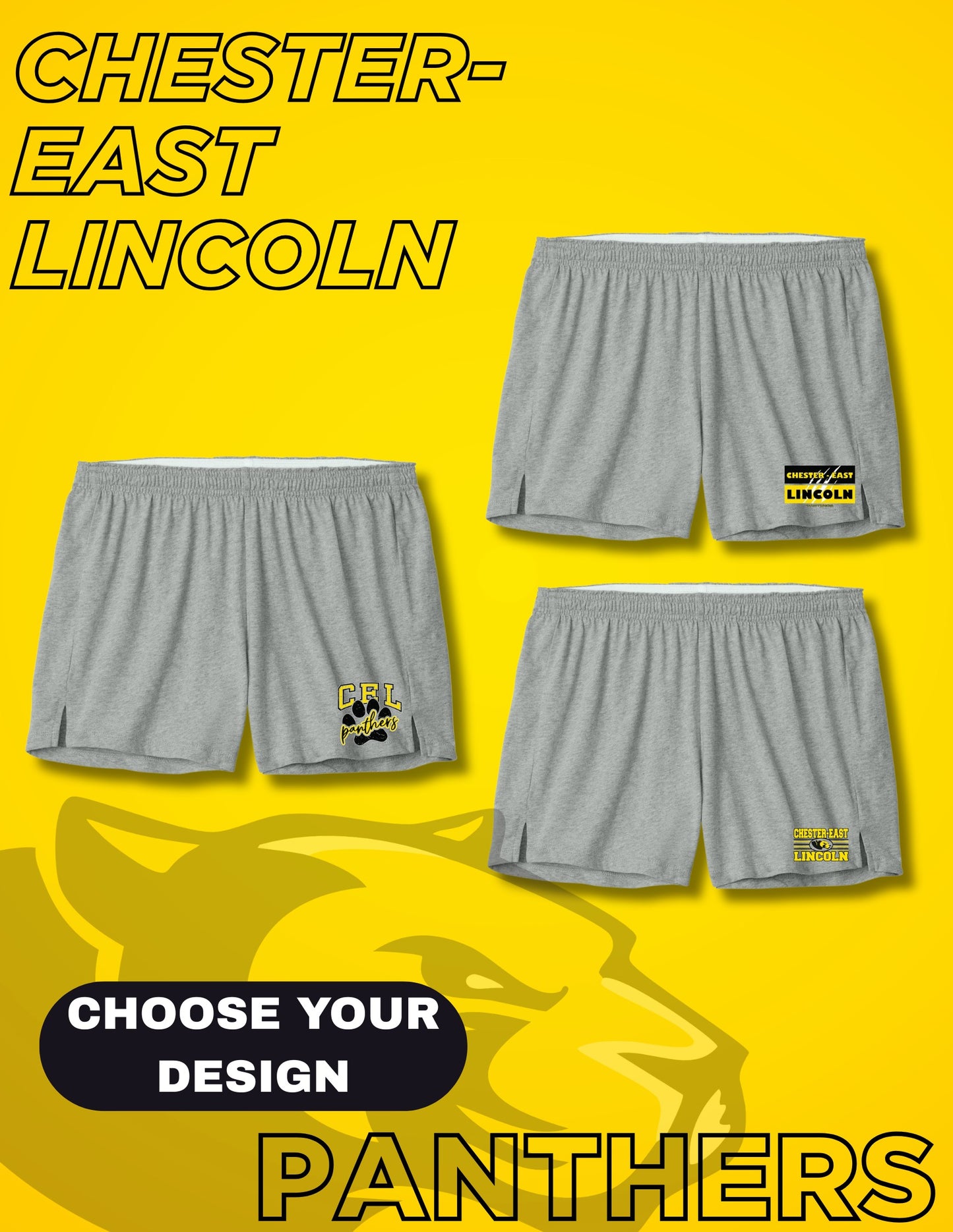 Chester-East Lincoln Sport-Tek® Women’s Jersey Knit Squad Short (P.LST311)