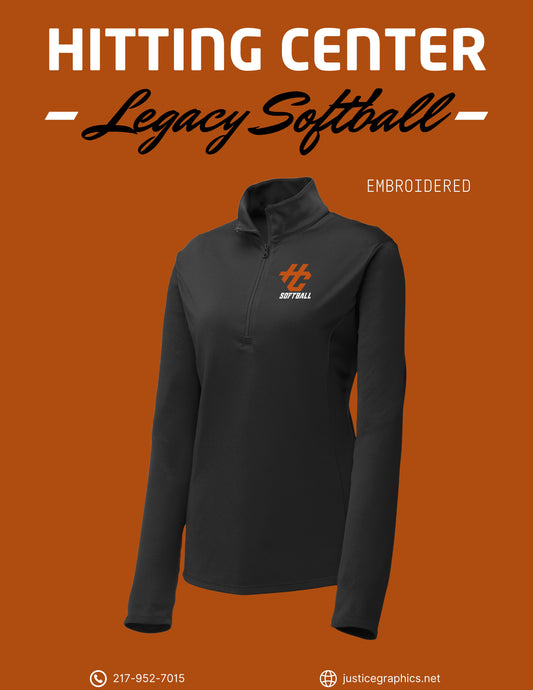 Hitting Center Legacy Softball Sport-Tek® PosiCharge® Competitor™ 1/4-Zip Pullover (E.ST357/LST357)