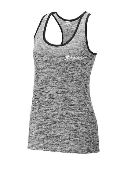 IDOT Sport-Tek® Ladies PosiCharge® Electric Heather Racerback Tank (E. LST396)