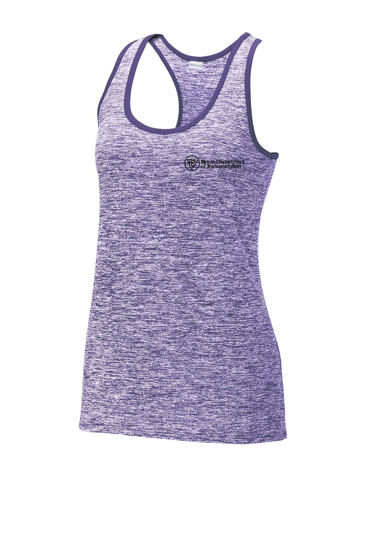 IDOT Sport-Tek® Ladies PosiCharge® Electric Heather Racerback Tank (E. LST396)