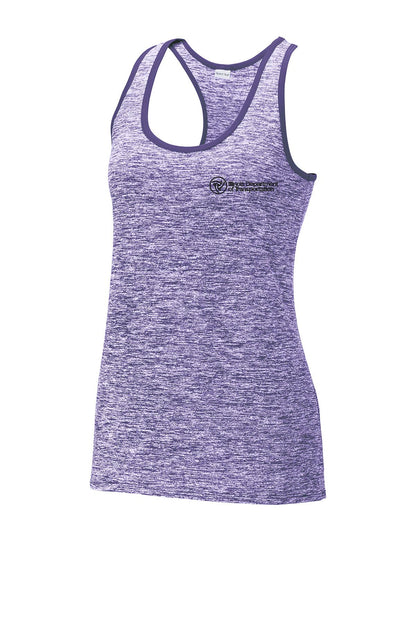 IDOT Sport-Tek® Ladies PosiCharge® Electric Heather Racerback Tank (E. LST396)