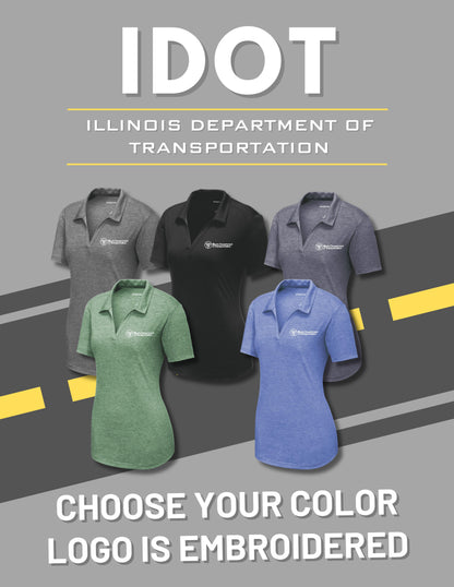 IDOT Ladies PosiCharge ® Tri-Blend Wicking Polo (E.LST405)