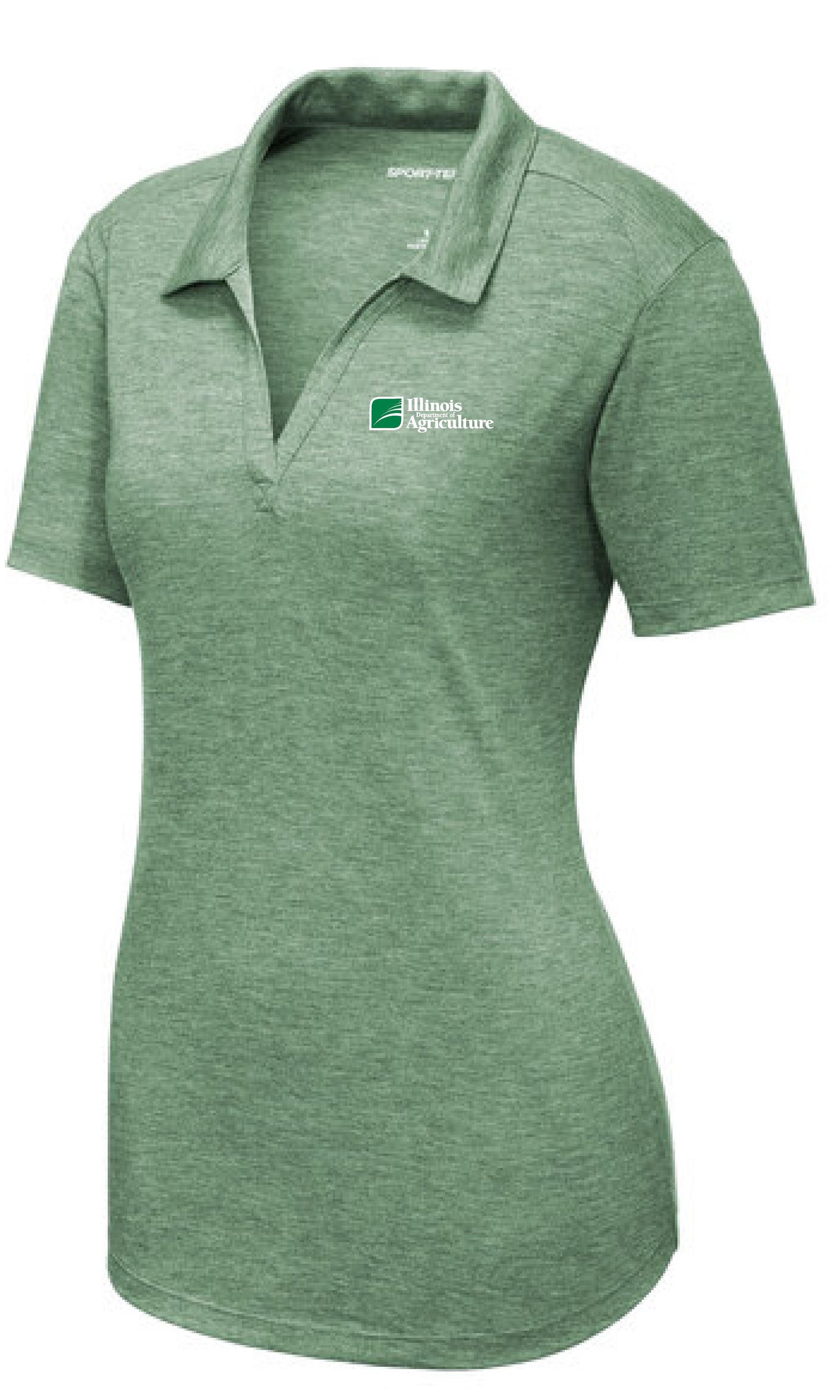 Illinois Department of Agriculture Ladies PosiCharge ® Tri-Blend Wicking Polo (E.LST405)