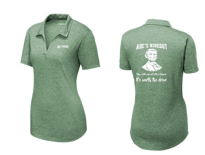 Abe's Hideout Ladies PosiCharge ® Tri-Blend Wicking Polo (P.LST405)