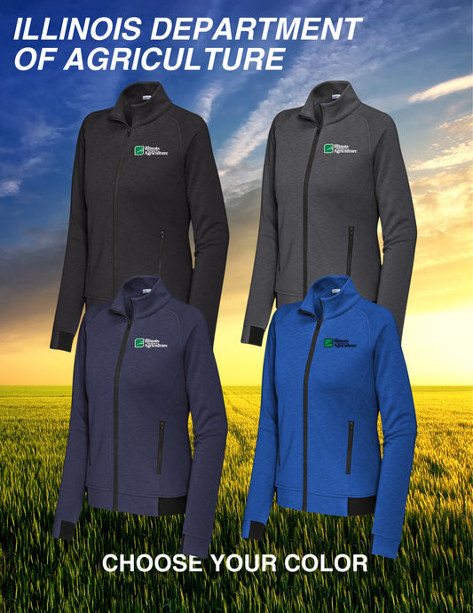 Illinois Department of Agriculture Sport-Tek® Women's PosiCharge® Strive Full-Zip (E.LST570)
