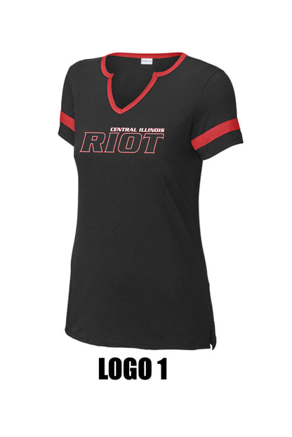 RIOT SOTFBALL Sport-Tek® Women's Halftime Notch Neck Tee (P.LST6041)
