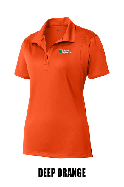 Illinois Department of Agriculture Ladies SPORT TEK Short Sleeve Polo (E.LST650)